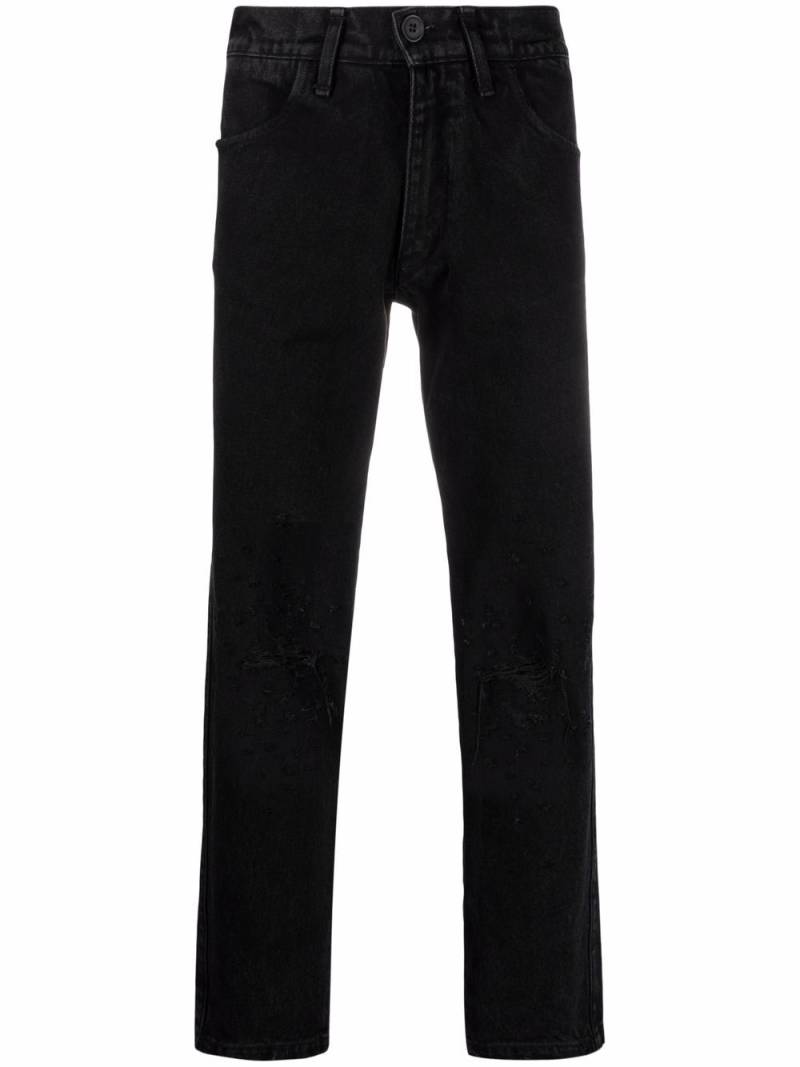 Liberal Youth Ministry mid-rise cropped jeans - Black von Liberal Youth Ministry