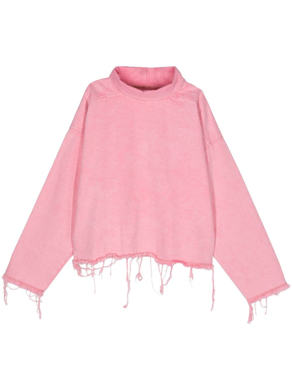 Liberal Youth Ministry raw-cut denim sweatshirt - Pink von Liberal Youth Ministry