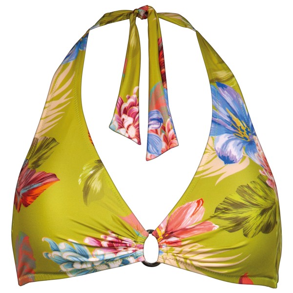 Lidea - Women's Botanic Burst Bikini Top Neck Halter - Bikini-Top Gr 38 - Cup: B bunt von Lidea