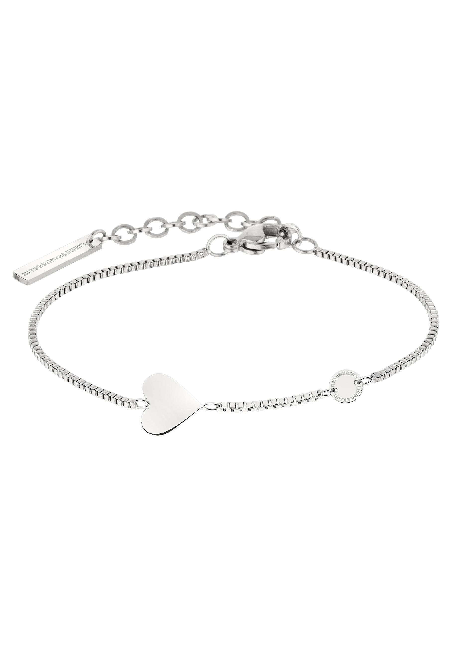 Liebeskind Berlin Armband »Schmuck Geschenk Edelstahl Armkette Herz, LJ-0509-B-20, LJ-0510-B-20« von Liebeskind Berlin