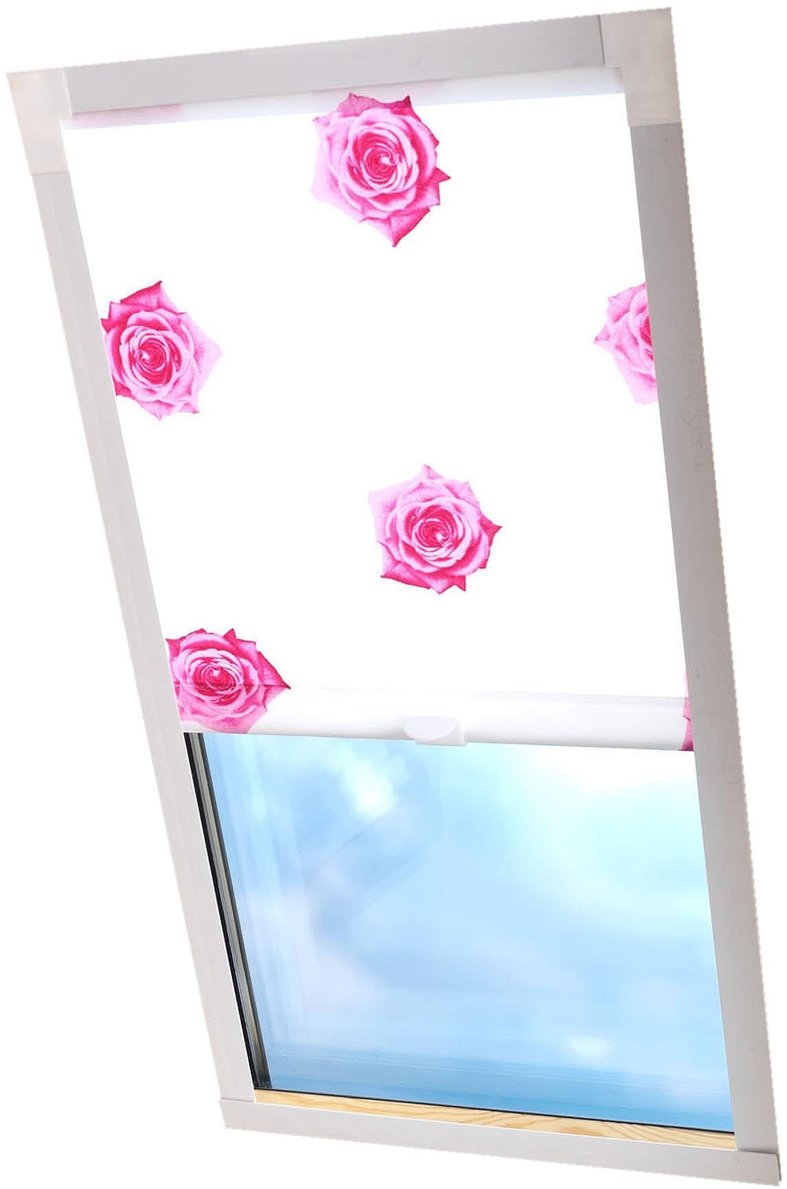 Liedeco Dachfensterrollo »Dekor«, Lichtschutz, in Führungsschienen, Dachfensterrollo Dekor Liedeco Dachfensterrollo »Dekor«, Lichtschutz, in Führungsschienen, Dachfensterrollo Dekor von LIEDECO