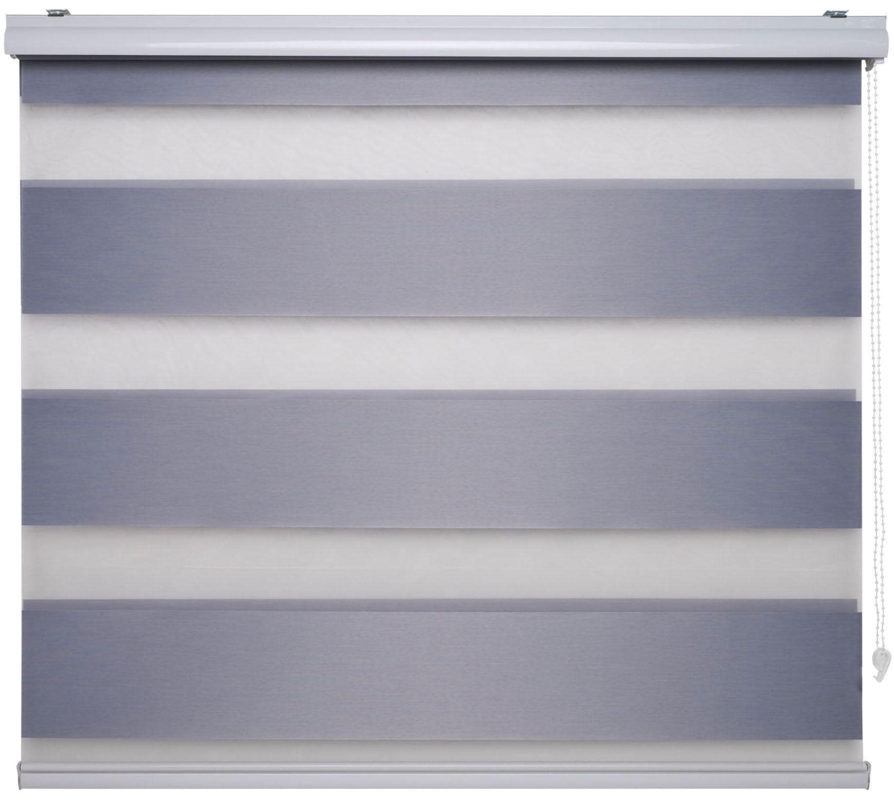 Liedeco Doppelrollo »DUO-Rollo mit 20 cm Streifen«, Lichtschutz, mit Bohren, im Fixmass Liedeco Doppelrollo »DUO-Rollo mit 20 cm Streifen«, Lichtschutz, mit Bohren, im Fixmass von LIEDECO