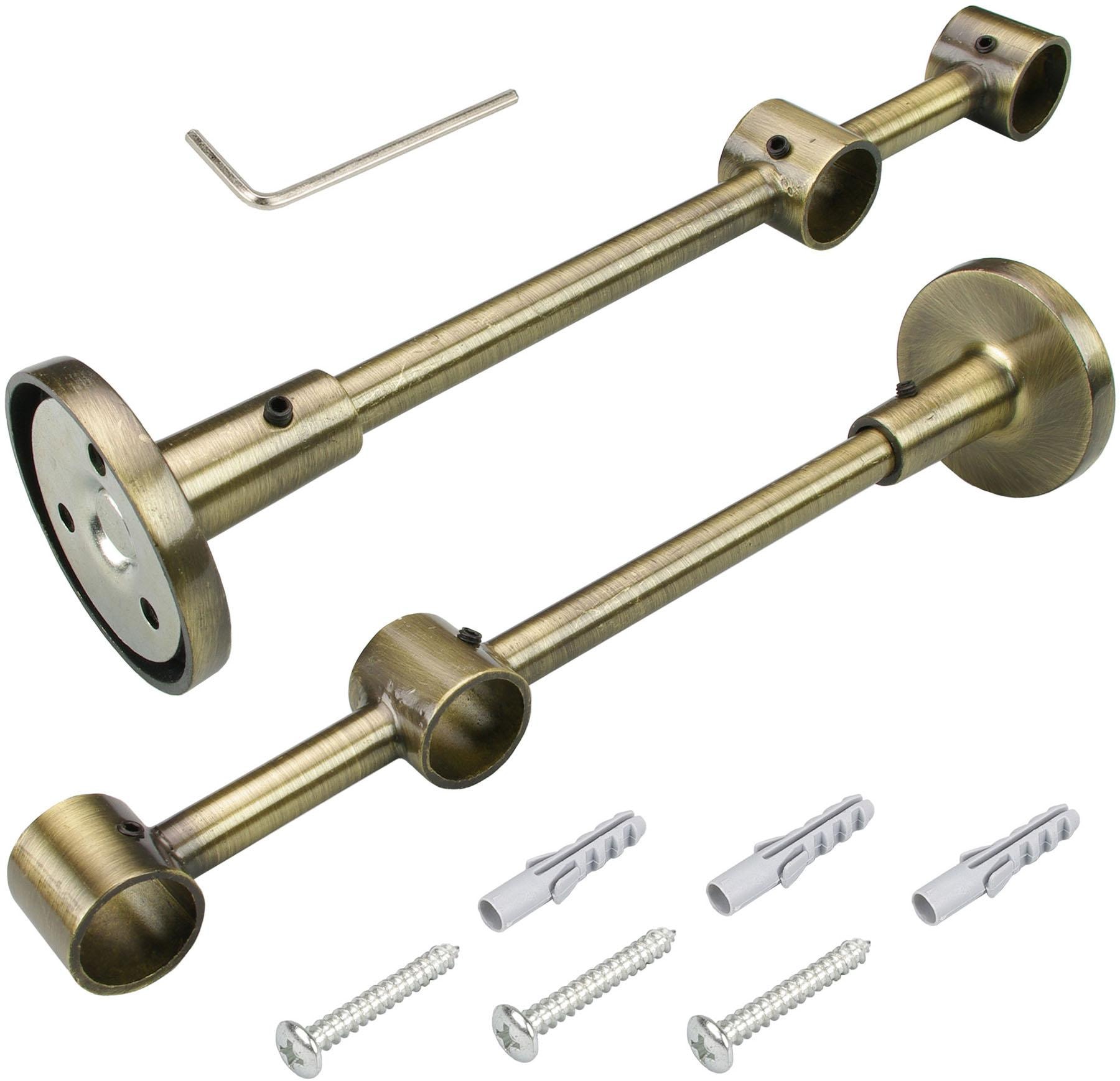 Liedeco Doppelträger, (1 St.), für Gardinenstangen Ø 16 mm Liedeco Doppelträger, (1 St.), für Gardinenstangen Ø 16 mm von LIEDECO