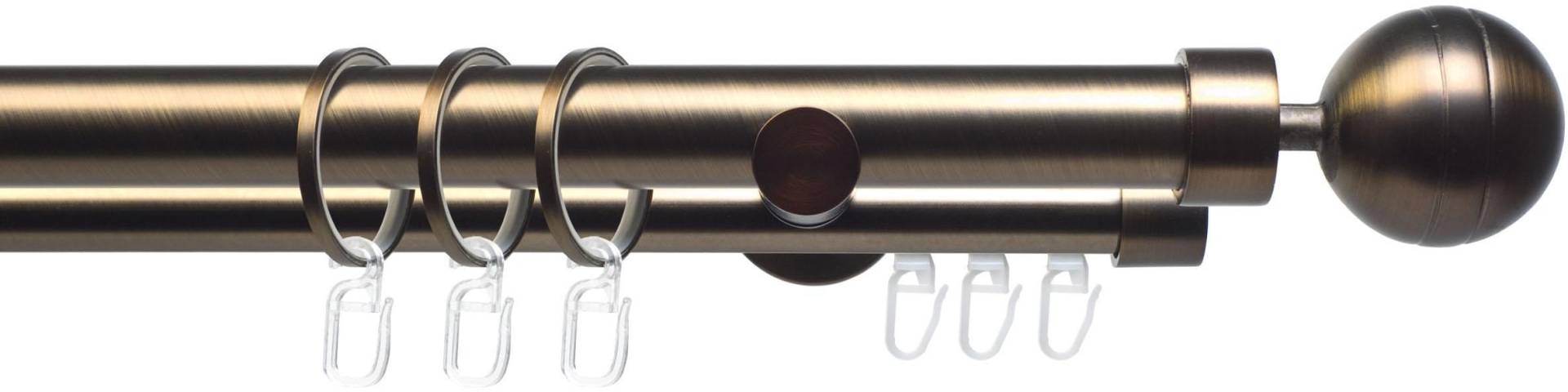 Liedeco Gardinenstange »CELKUGEL02SG2L«, 2 läufig-läufig, Fixmass, 2-läufig im Fixmass Ø 25/20 mm Liedeco Gardinenstange »CELKUGEL02SG2L«, 2 läufig-läufig, Fixmass, 2-läufig im Fixmass Ø 25/20 mm von LIEDECO