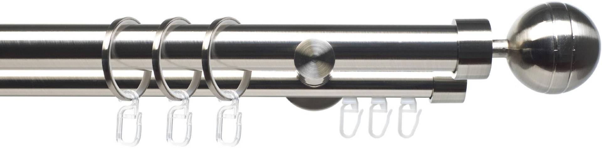 Liedeco Gardinenstange »CELKUGEL02SG2L«, 2 läufig-läufig, Fixmass, 2-läufig im Fixmass Ø 25/20 mm Liedeco Gardinenstange »CELKUGEL02SG2L«, 2 läufig-läufig, Fixmass, 2-läufig im Fixmass Ø 25/20 mm von LIEDECO
