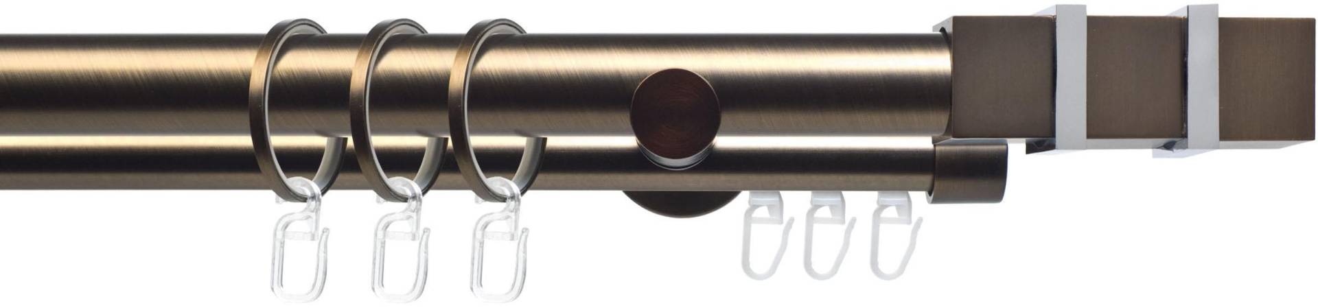 Liedeco Gardinenstange »CELQUADE02SG2L«, 2 läufig-läufig, Fixmass, 2-läufig im Fixmass Ø 25/20 mm Liedeco Gardinenstange »CELQUADE02SG2L«, 2 läufig-läufig, Fixmass, 2-läufig im Fixmass Ø 25/20 mm von LIEDECO