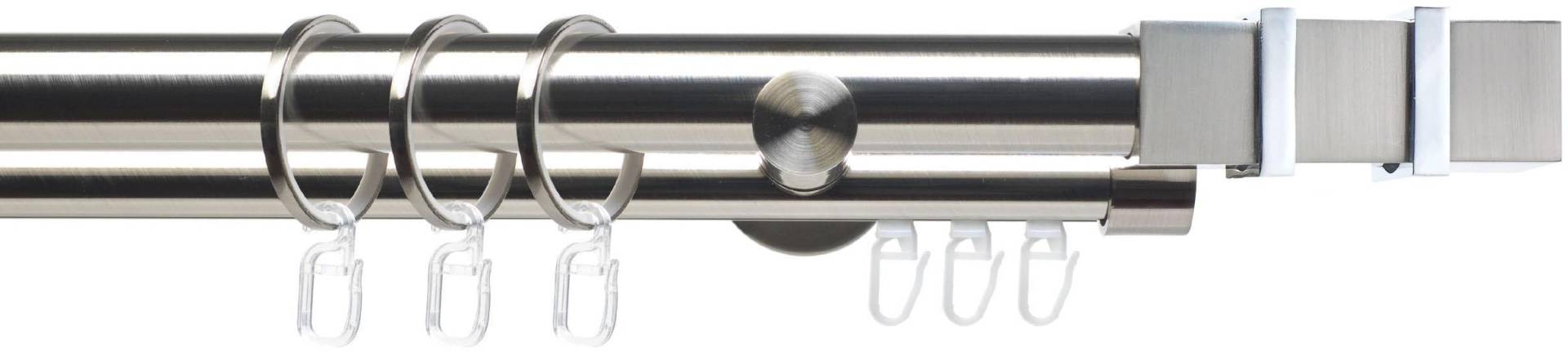 Liedeco Gardinenstange »CELQUADE02SG2L«, 2 läufig-läufig, Fixmass, 2-läufig im Fixmass Ø 25/20 mm Liedeco Gardinenstange »CELQUADE02SG2L«, 2 läufig-läufig, Fixmass, 2-läufig im Fixmass Ø 25/20 mm von LIEDECO