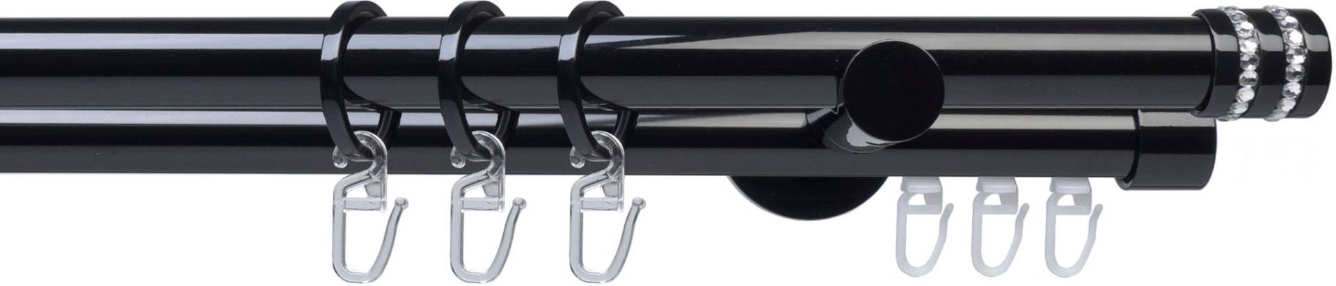Liedeco Gardinenstange »Fertigstilgarnitur 20 mm Piano Miami«, 2 läufig-läufig, Fixmass, Gardinenstange Komplett Liedeco Gardinenstange »Fertigstilgarnitur 20 mm Piano Miami«, 2 läufig-läufig, Fixmass, Gardinenstange Komplett von LIEDECO
