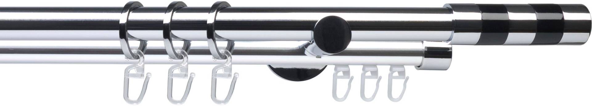 Liedeco Gardinenstange »Fertigstilgarnitur 20 mm Piano Murcia«, 2 läufig-läufig, Fixmass, Gardinenstange Komplett Liedeco Gardinenstange »Fertigstilgarnitur 20 mm Piano Murcia«, 2 läufig-läufig, Fixmass, Gardinenstange Komplett von LIEDECO