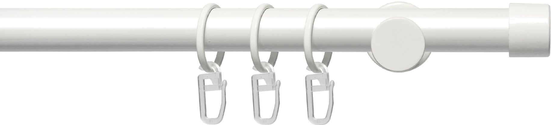 Liedeco Gardinenstange »Fertigstilgarnitur 20 mm Power Endkappe«, 1 läufig-läufig, Fixmass, Gardinenstange Komplett Liedeco Gardinenstange »Fertigstilgarnitur 20 mm Power Endkappe«, 1 läufig-läufig, Fixmass, Gardinenstange Komplett von LIEDECO
