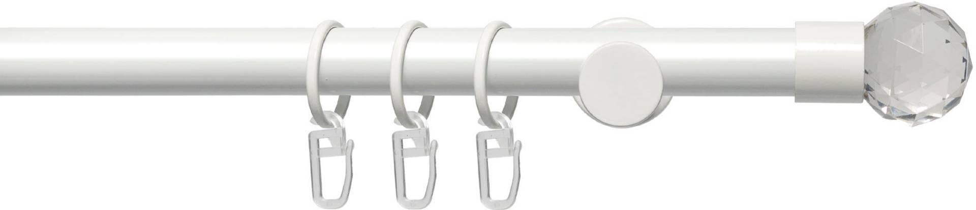 Liedeco Gardinenstange »Fertigstilgarnitur 20 mm Power Facettkugel«, 1 läufig-läufig, Fixmass, Gardinenstange Komplett Liedeco Gardinenstange »Fertigstilgarnitur 20 mm Power Facettkugel«, 1 läufig-läufig, Fixmass, Gardinenstange Komplett von LIEDECO