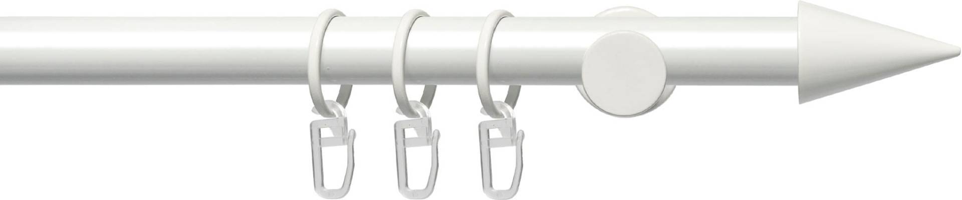 Liedeco Gardinenstange »Fertigstilgarnitur 20 mm Power Spitze«, 1 läufig-läufig, Fixmass, Gardinenstange Komplett Liedeco Gardinenstange »Fertigstilgarnitur 20 mm Power Spitze«, 1 läufig-läufig, Fixmass, Gardinenstange Komplett von LIEDECO