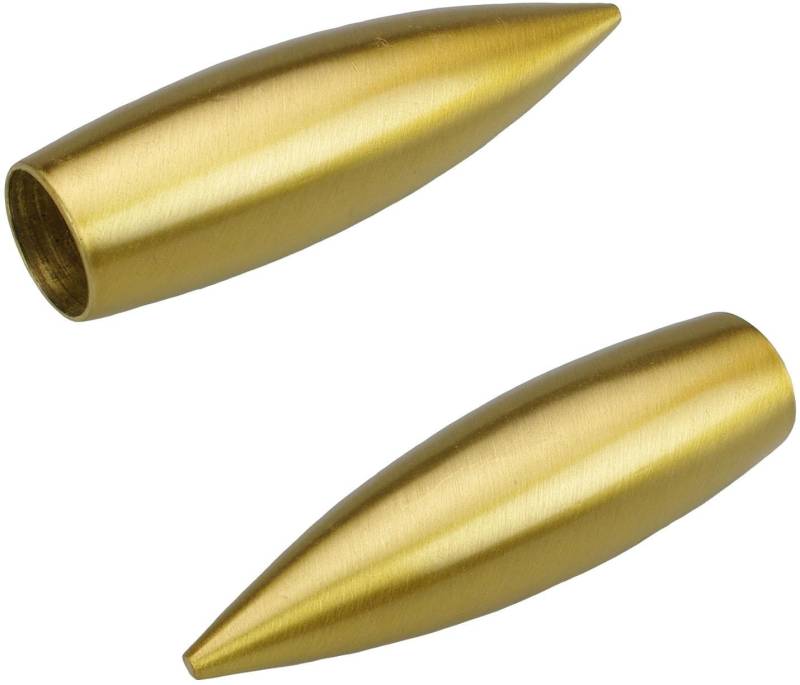 Liedeco Gardinenstangen-Endstück »Bullet«, (Set, 2 St.), für Gardinenstangen Ø 16 mm von LIEDECO