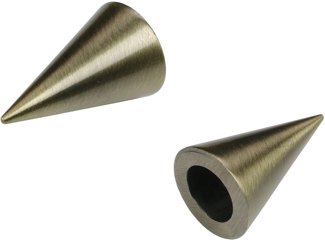 Liedeco Gardinenstangen-Endstück »Cone«, (Set, 2 St.), für Gardinenstangen Ø 16 mm von LIEDECO