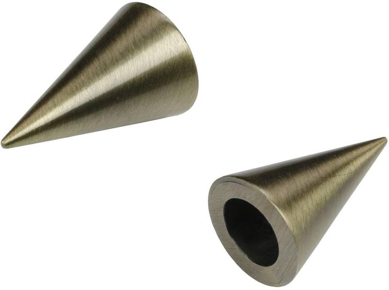 Liedeco Gardinenstangen-Endstück »Cone«, (Set, 2 St.), für Gardinenstangen Ø 16 mm von LIEDECO