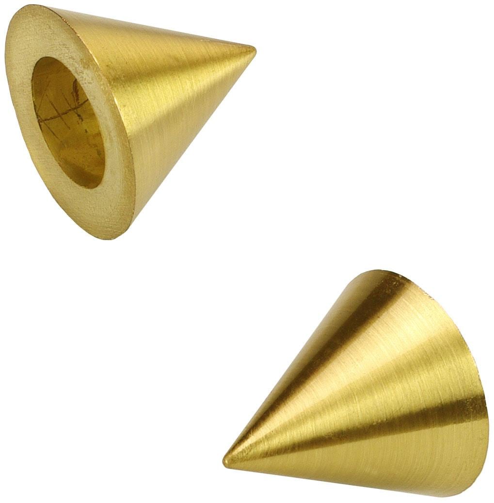 Liedeco Gardinenstangen-Endstück »Cone«, (Set, 2 St.), für Gardinenstangen Ø 16 mm von LIEDECO