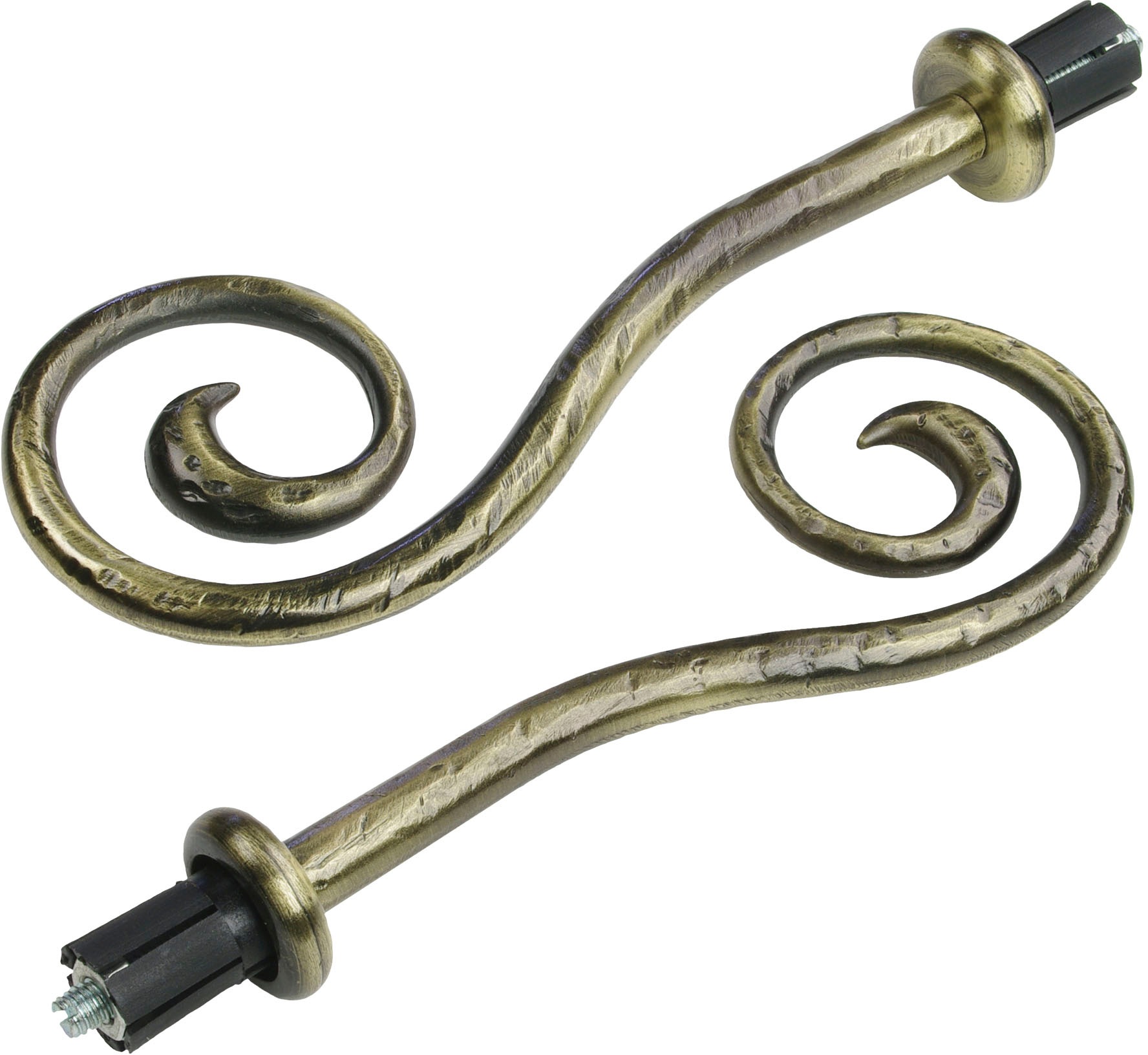 Liedeco Gardinenstangen-Endstück »Endstück, Endknopf Spirale "Esperanca" für 16 mm Stangen«, (2 St.), Endstück, Endknopf von LIEDECO