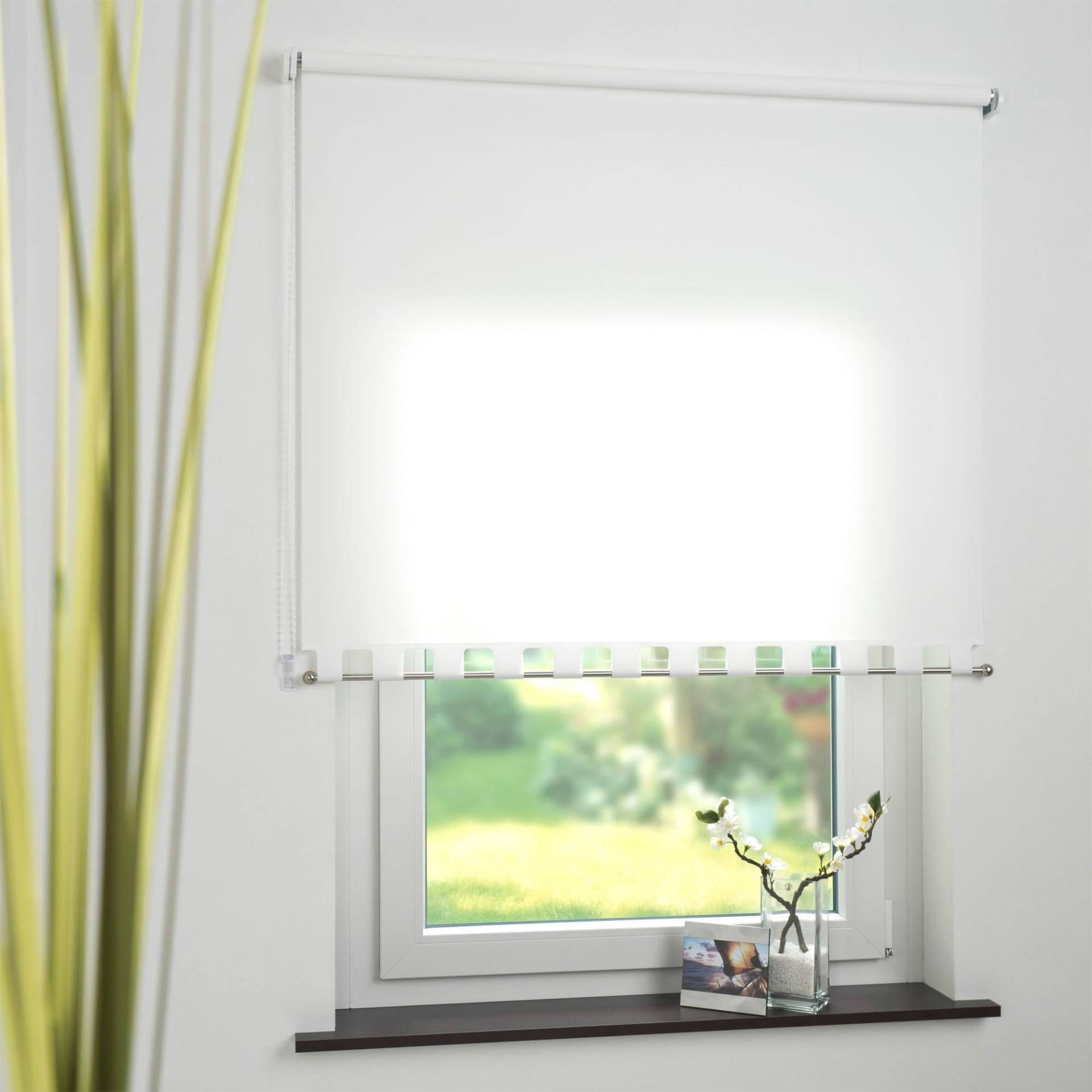 Liedeco Seitenzugrollo, Lichtschutz, mit Bohren, Volantrollo - eckiger Volant, Fixmass Liedeco Seitenzugrollo, Lichtschutz, mit Bohren, Volantrollo - eckiger Volant, Fixmass von LIEDECO
