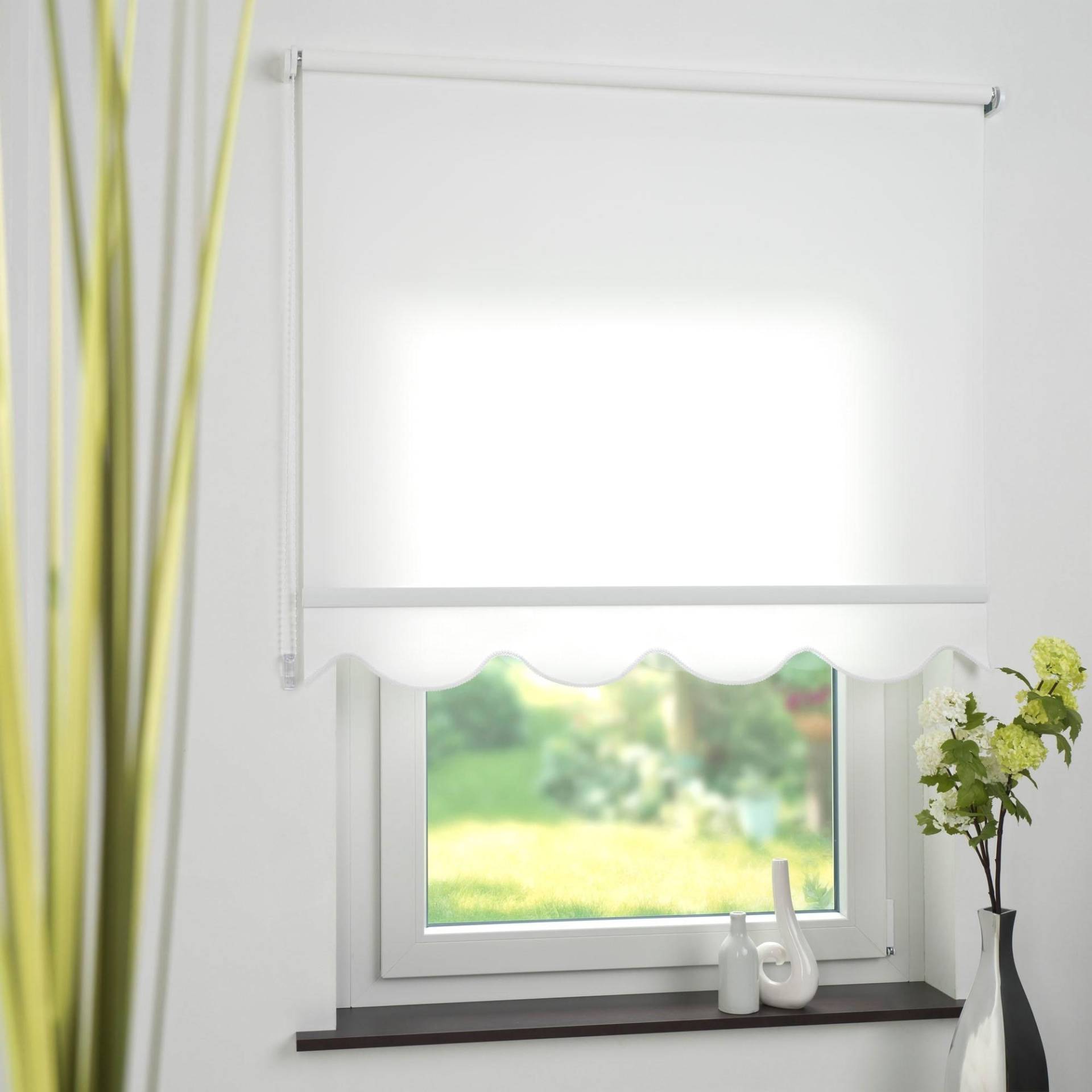Liedeco Seitenzugrollo, Lichtschutz, mit Bohren, Volantrollo - Volant Klassik, Fixmass Liedeco Seitenzugrollo, Lichtschutz, mit Bohren, Volantrollo - Volant Klassik, Fixmass von LIEDECO