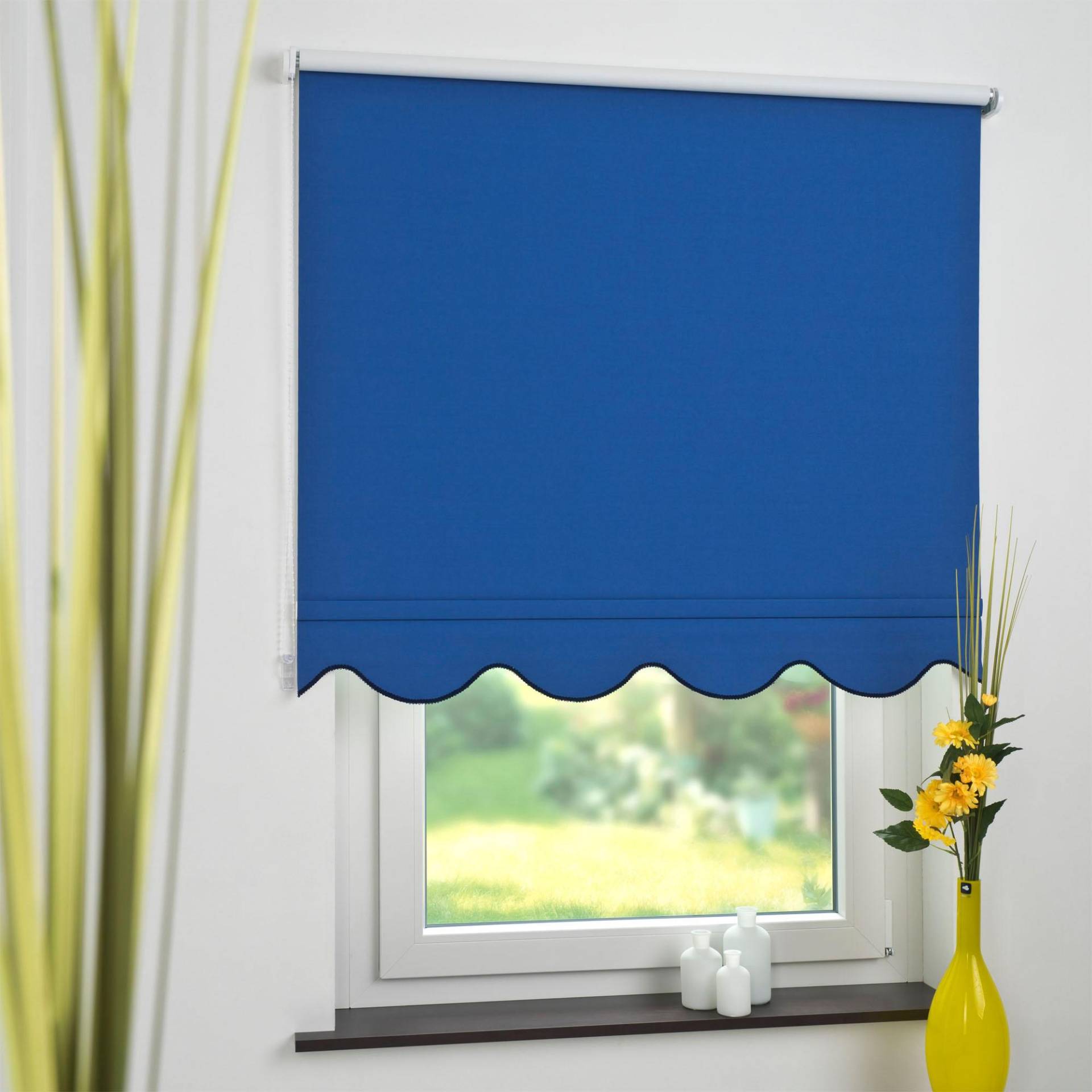 Liedeco Seitenzugrollo, verdunkelnd, energiesparend, mit Bohren, Volantrollo - Volant Klassik, Fixmass Liedeco Seitenzugrollo, verdunkelnd, energiesparend, mit Bohren, Volantrollo - Volant Klassik, Fixmass von LIEDECO
