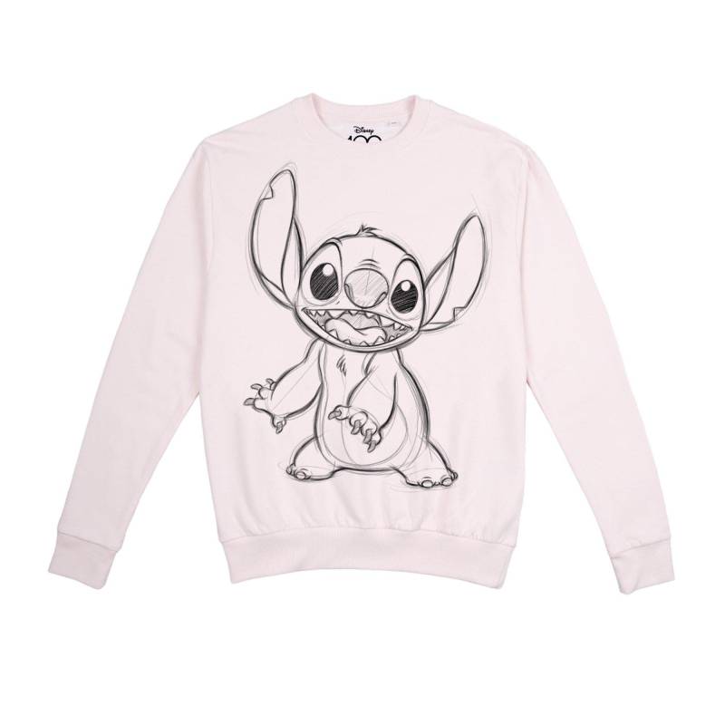 100th Anniversary Edition Sweatshirt Rundhalsausschnitt Damen Hellrosa L von Lilo & Stitch