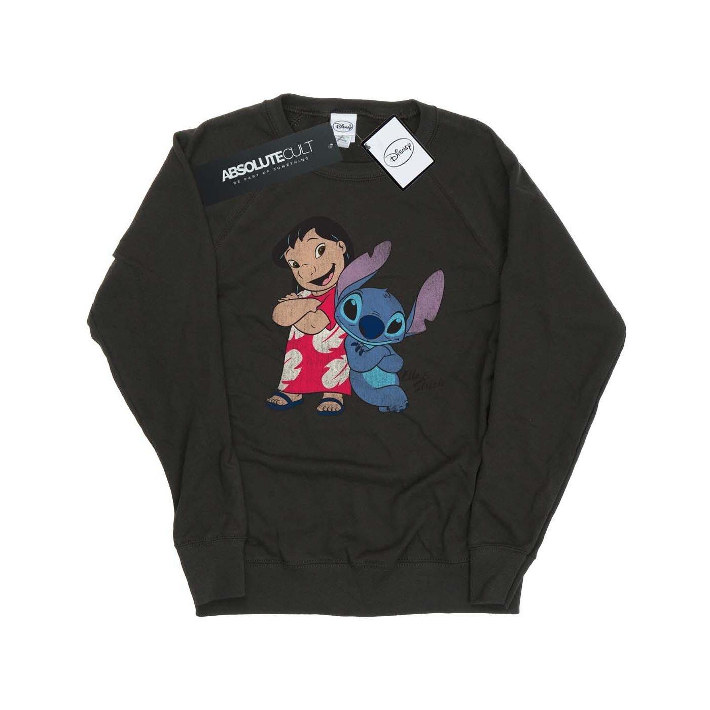 Lilo & Stitch - Classic Sweatshirt, für Damen, Taubengrau, Größe XS von Lilo & Stitch