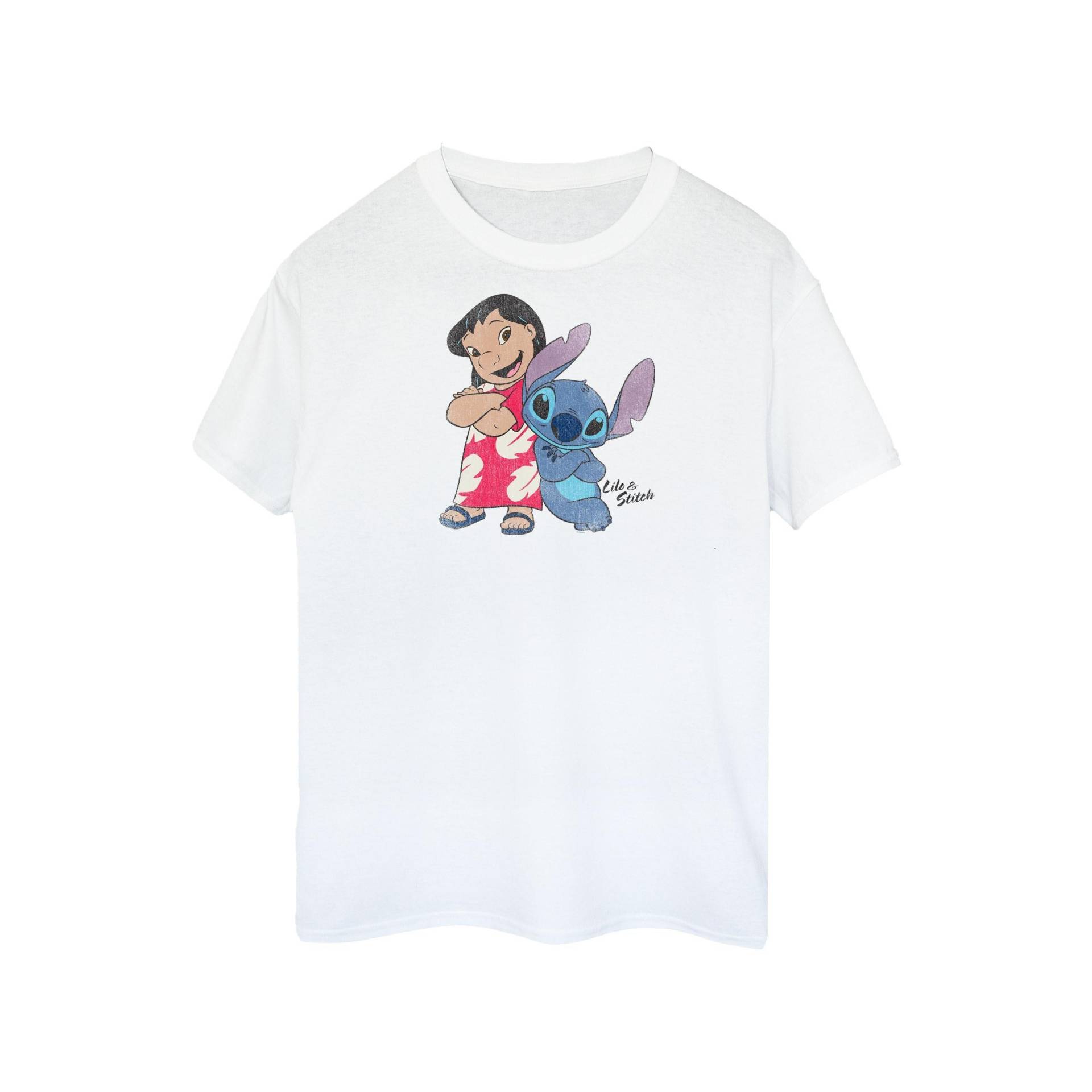 Lilo & Stitch - Classic TShirt, für Damen, Weiss, Größe 3XL von Lilo & Stitch