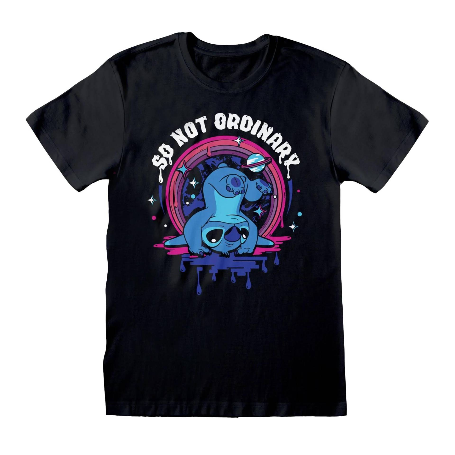 Lilo & Stitch - So Not Ordinary TShirt, 152-158, Schwarz von Lilo & Stitch