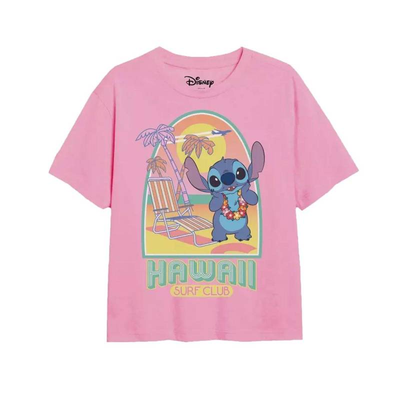 Surf Club Tshirt Mädchen Hellrosa 152-158 von Lilo & Stitch