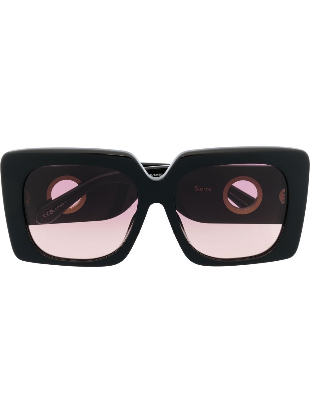 Linda Farrow Amber D-frame sunglasses - Black von Linda Farrow