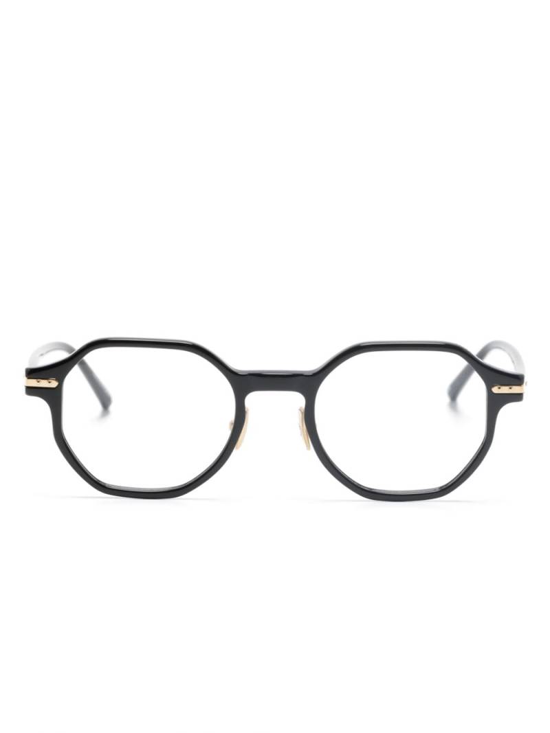 Linda Farrow Axis geometric-frame galsses - Black von Linda Farrow