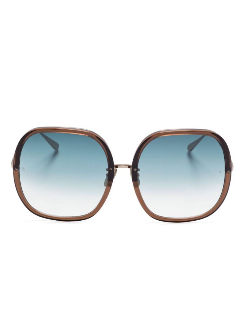 Linda Farrow Celia sunglasses - Brown von Linda Farrow