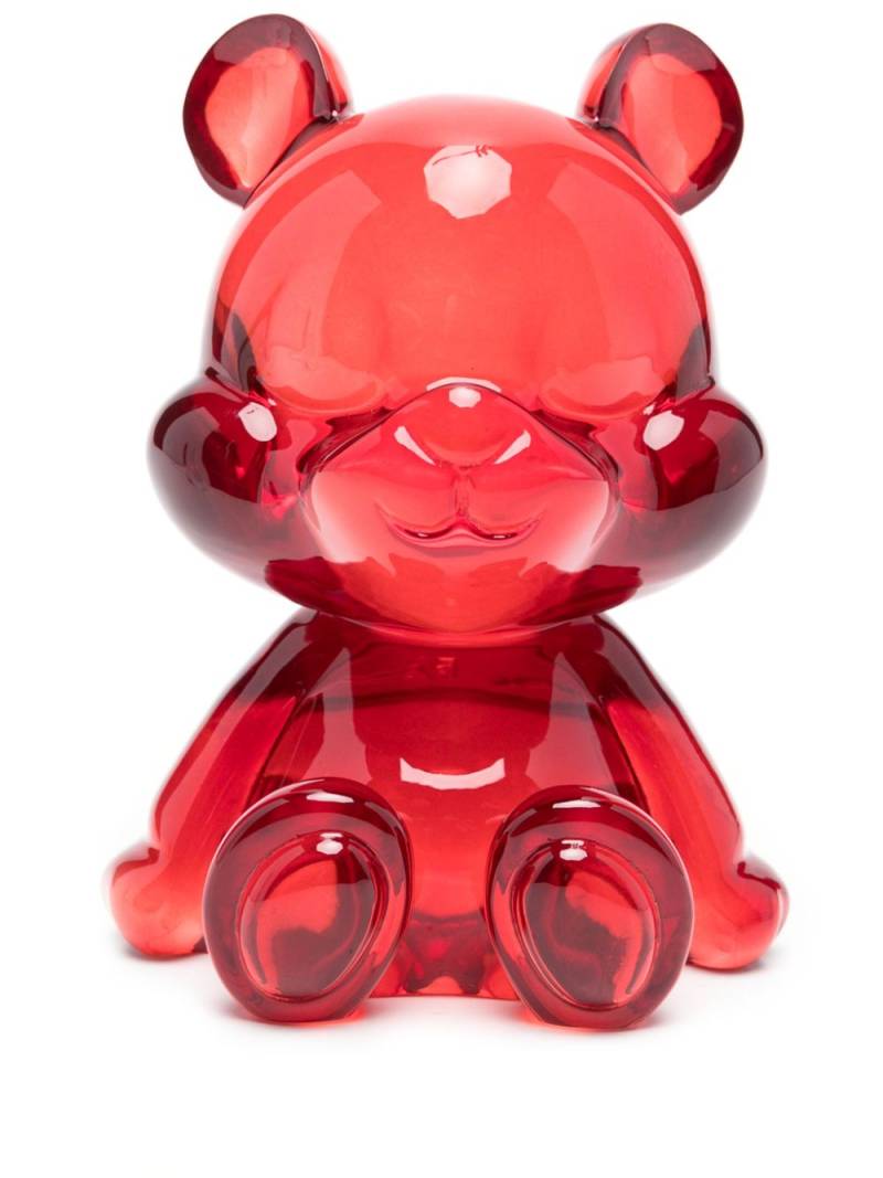 Linda Farrow Esme holiday bear (16 cm x 12 cm) - Red von Linda Farrow