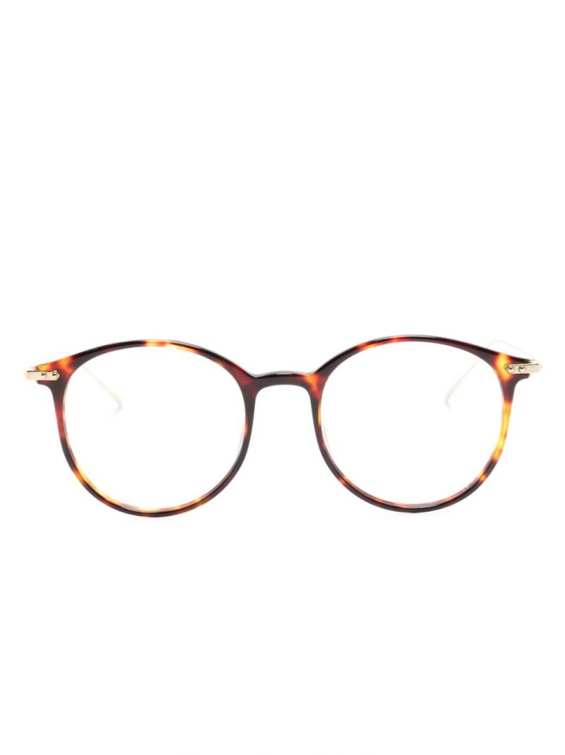 Linda Farrow Gray round-frame glasses - Brown von Linda Farrow