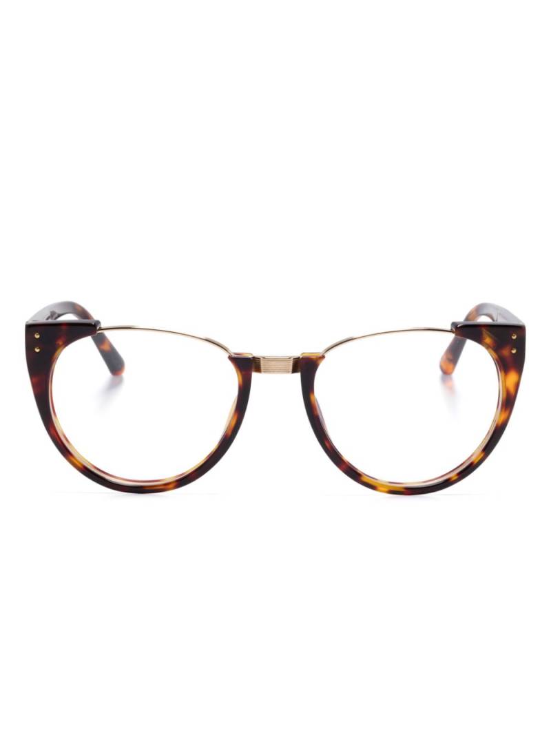 Linda Farrow Iris glasses - Brown von Linda Farrow