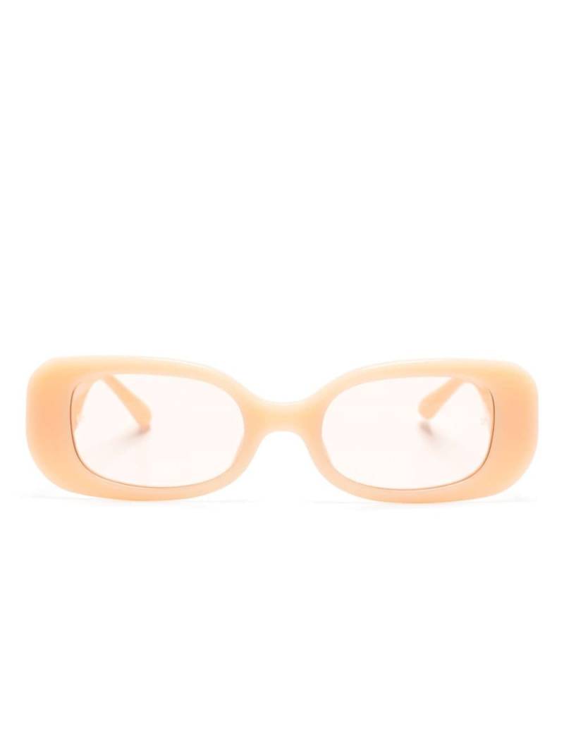 Linda Farrow Lola rectangle-frame sunglasses - Neutrals von Linda Farrow