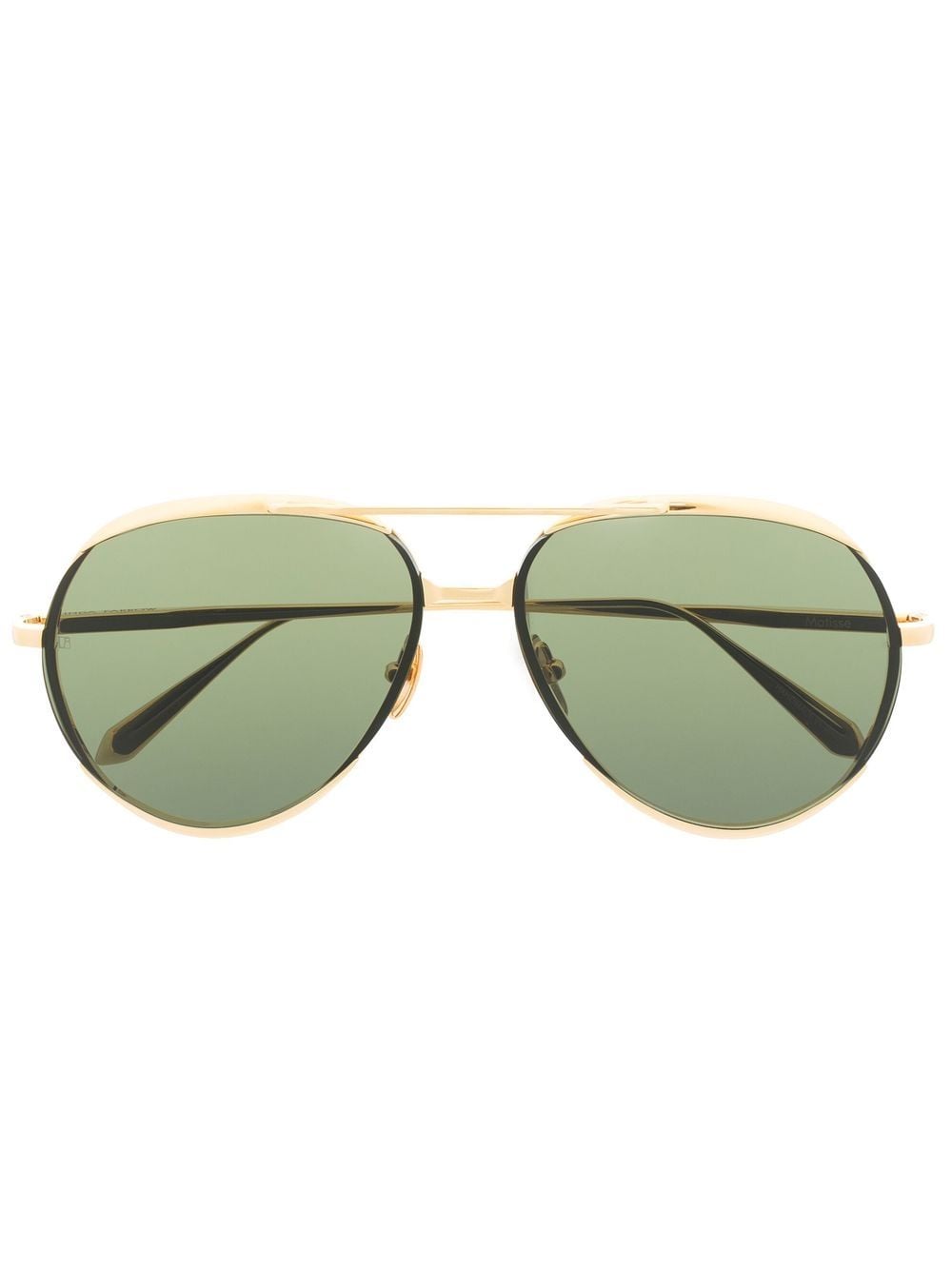 Linda Farrow Matisse pilot-frame sunglasses - Gold von Linda Farrow