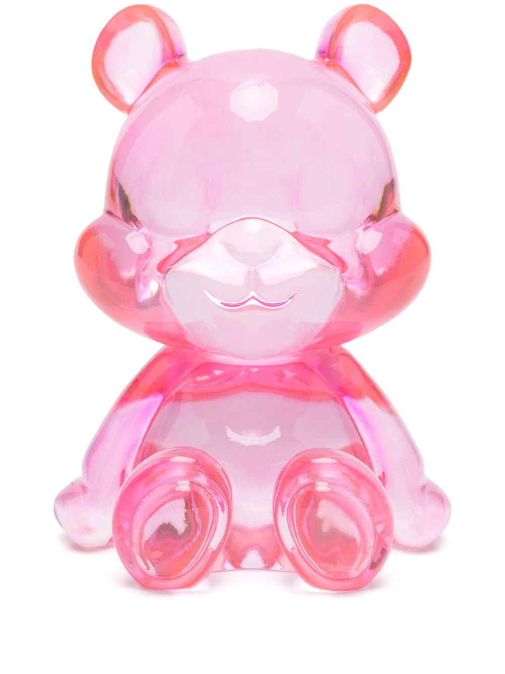 Linda Farrow Mila holiday bear (12 cm x 16 cm) - Pink von Linda Farrow