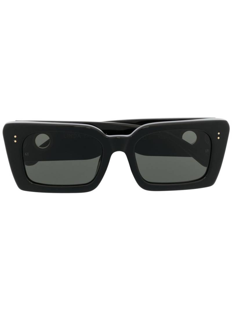 Linda Farrow Nieve tinted sunglasses - Black von Linda Farrow