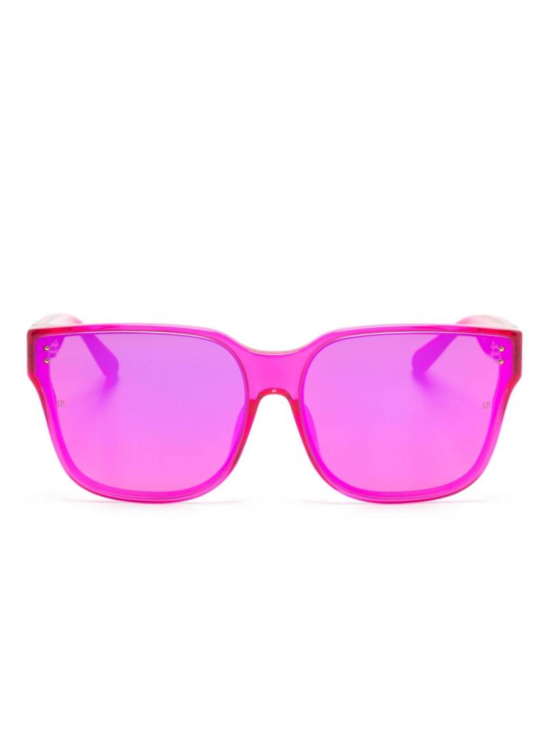 Linda Farrow Rui oversized-frame sunglasses - Pink von Linda Farrow