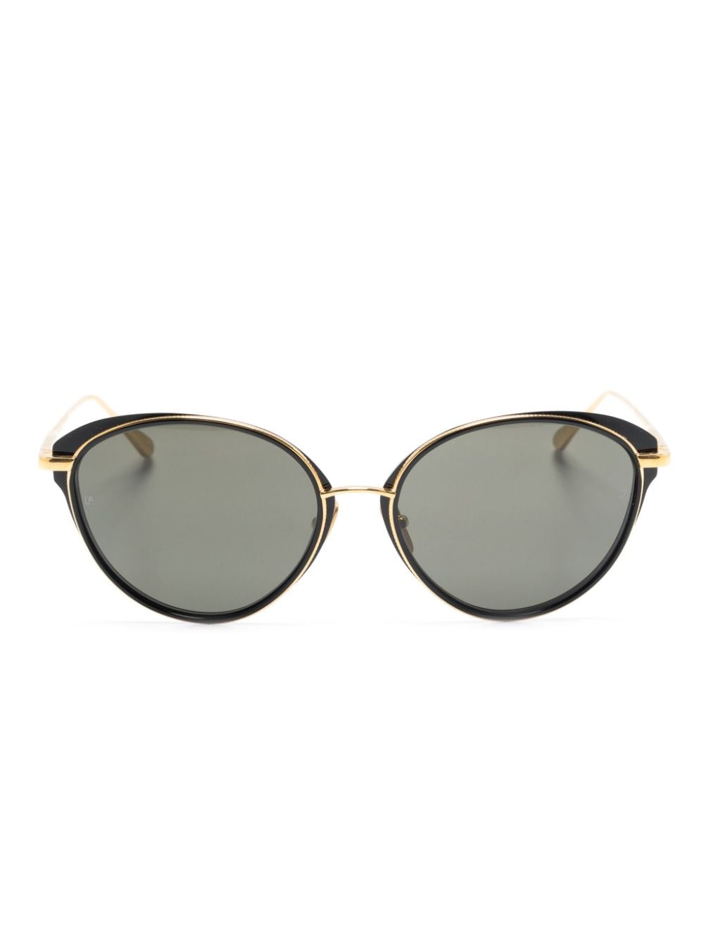 Linda Farrow Song sunglasses - Gold von Linda Farrow