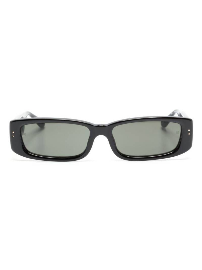 Linda Farrow Talita rectangle-frame sunglasses - Black von Linda Farrow