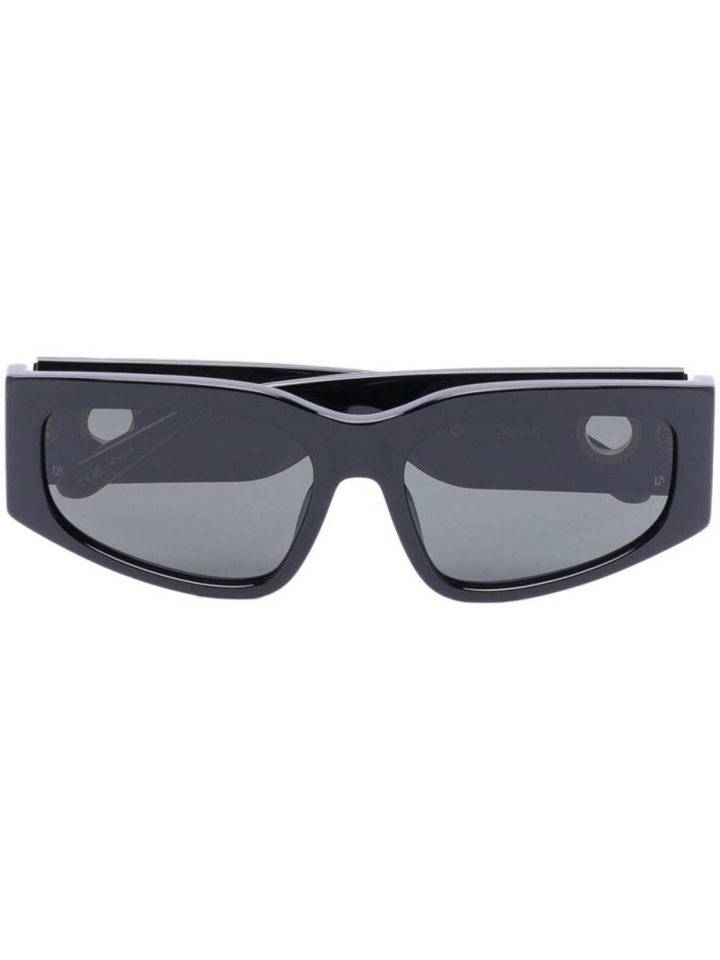 Linda Farrow rectangle-frame tinted sunglasses - Black von Linda Farrow