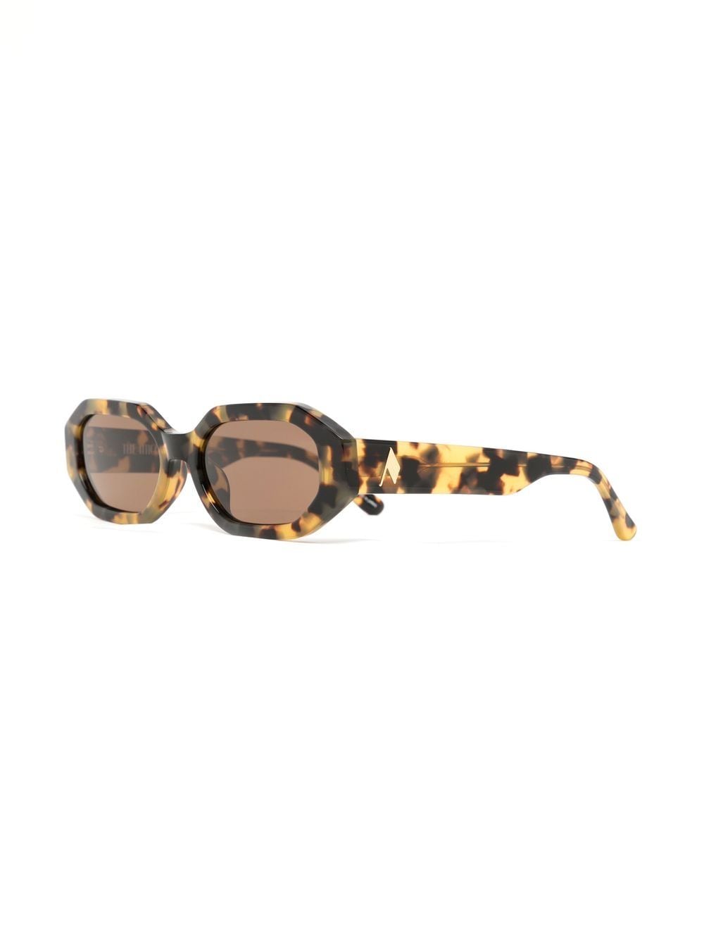 Linda Farrow x Attico Irene sunglasses - Brown von Linda Farrow