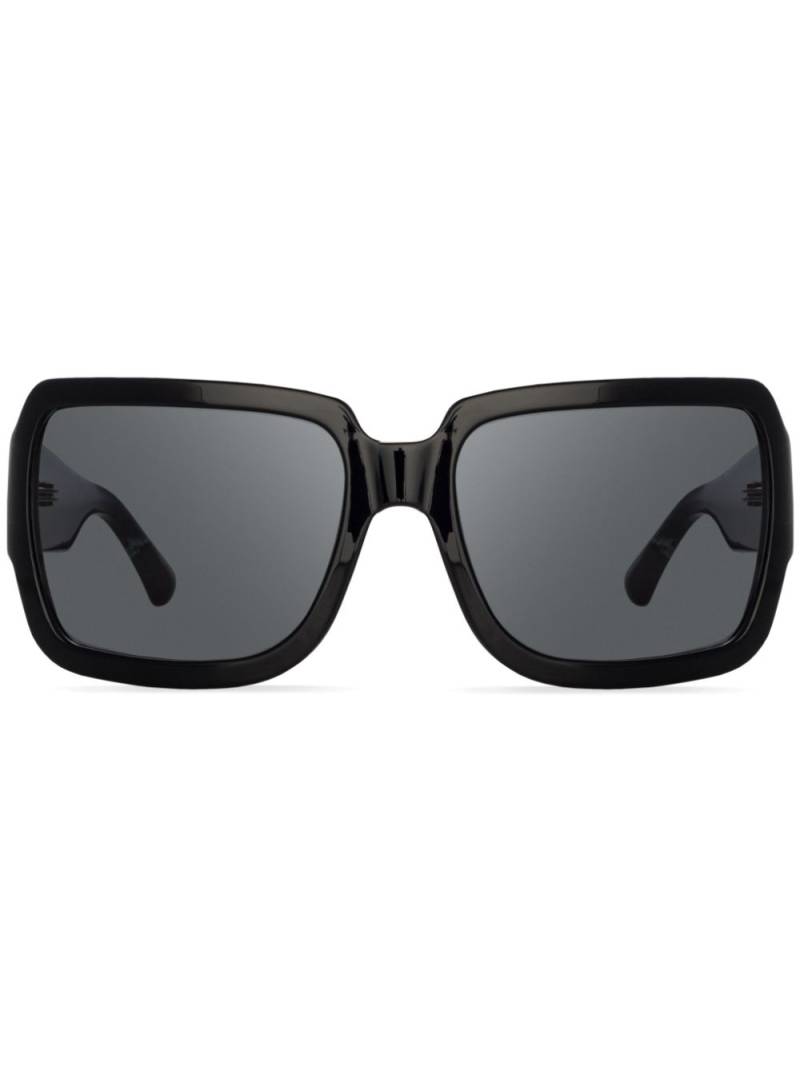 Linda Farrow x Dries Van Noten oversized-frame sunglasses - Black von Linda Farrow