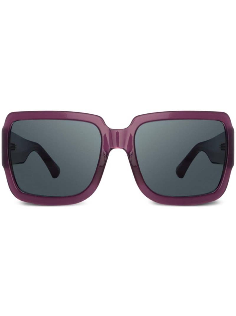 Linda Farrow x Dries Van Noten oversized-frame sunglasses - Multicolour von Linda Farrow