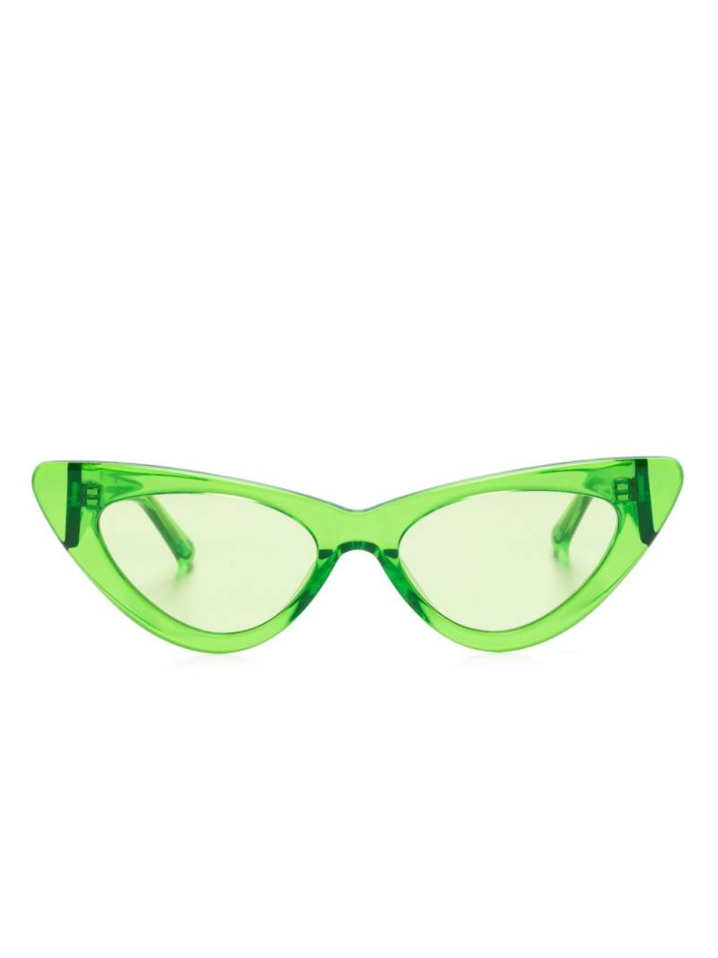 Linda Farrow x The Attico Dora sunglasses - Green von Linda Farrow