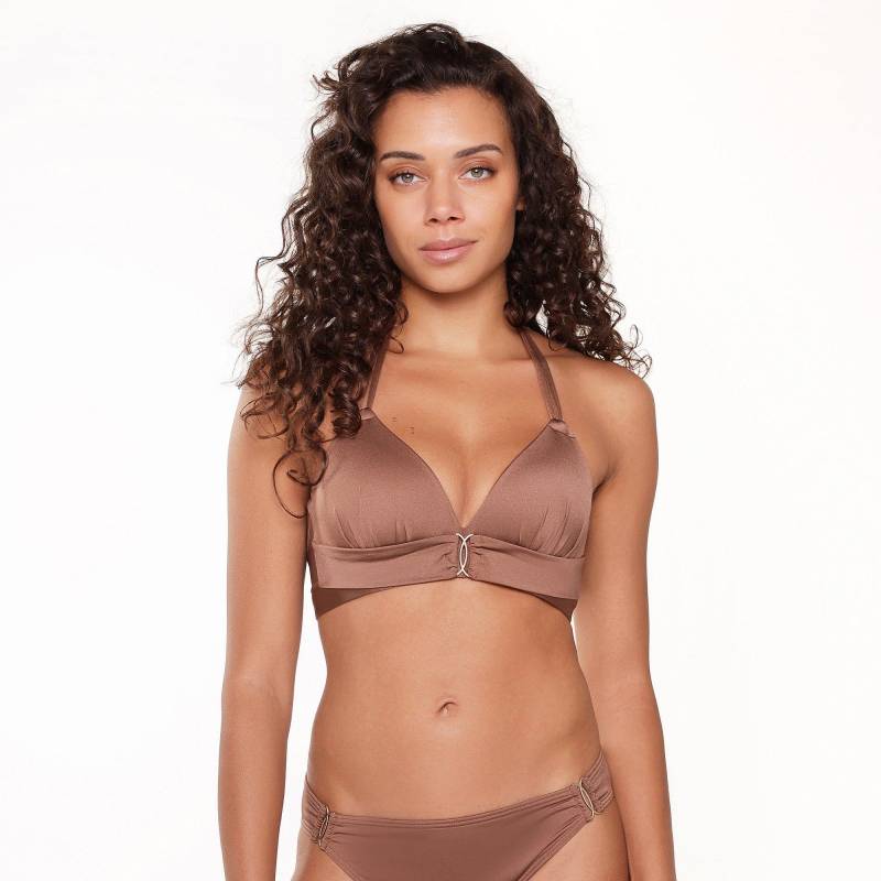 Bikini Oberteil Damen Braun A/40 von LingaDore