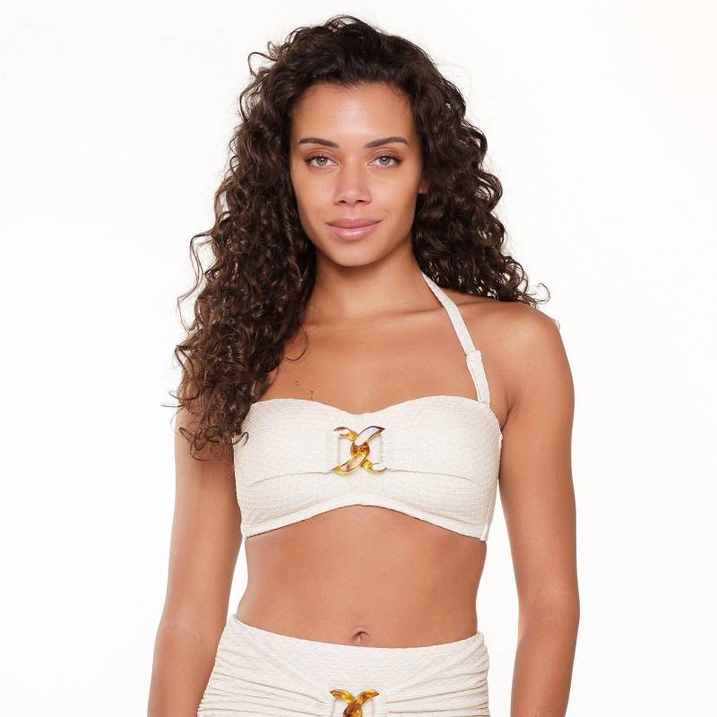 Bikini Oberteil Damen Weiss 36 von LingaDore