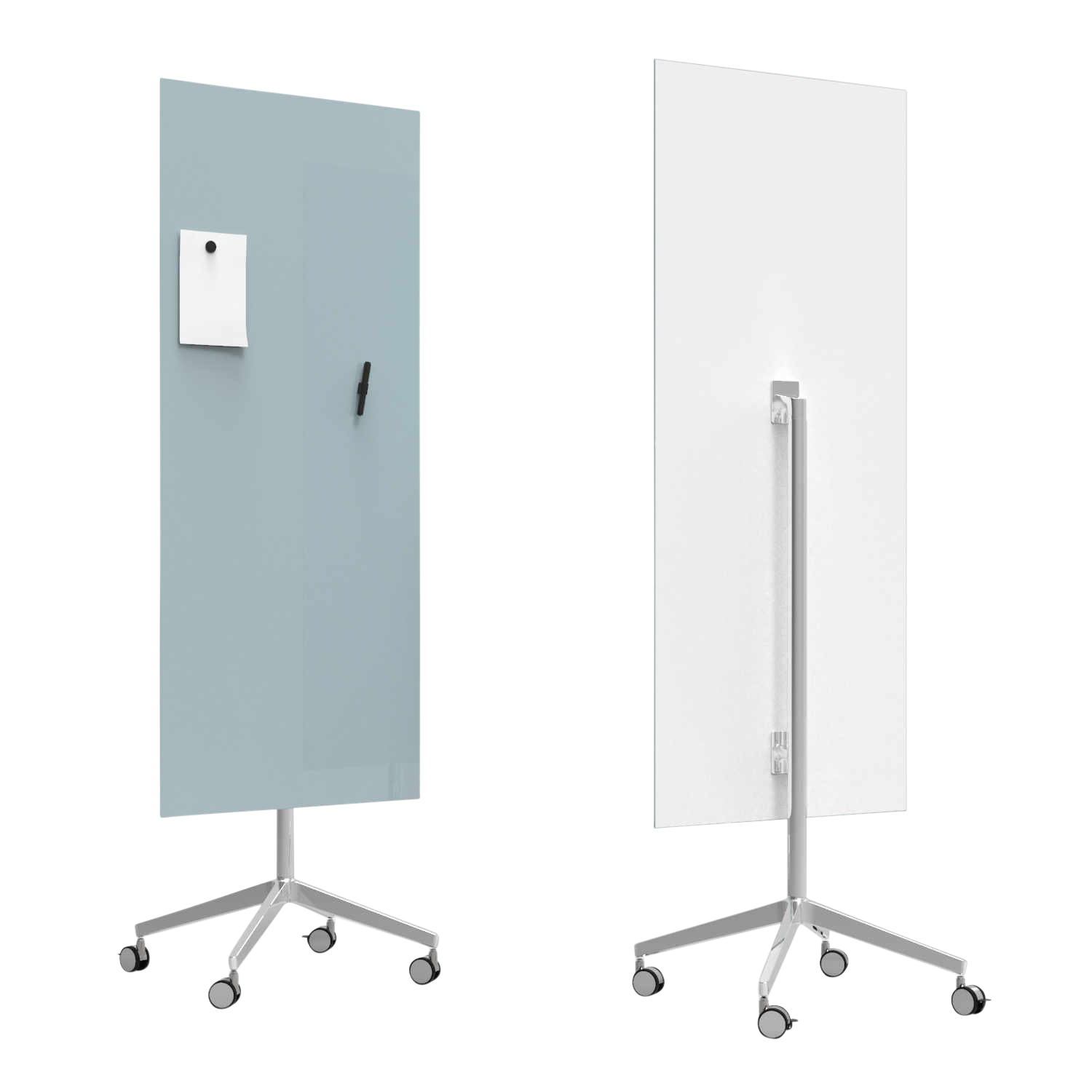 Mood Mobile & Flow Mobile Schreibtafel, Form abgerundet, Farbe bold von Lintex